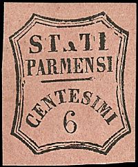 ANTICHI STATI ITALIANI PARMA Segnatasse per giornali