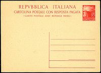 ITALIA REPUBBLICA  Cartoline Postali