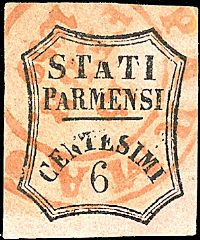 ANTICHI STATI ITALIANI PARMA Segnatasse per giornali