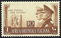 COLONIE ITALIANE AFRICA ORIENTALE ITALIANA 