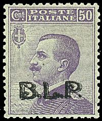 ITALIA REGNO  Francobolli per buste e lettere postali - B.L.P.