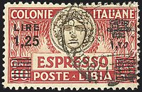 COLONIE ITALIANE LIBIA Espressi