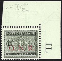 REPUBBLICA SOCIALE ITALIANA  Segnatasse