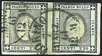 ANTICHI STATI ITALIANI SARDEGNA Francobolli per stampati
