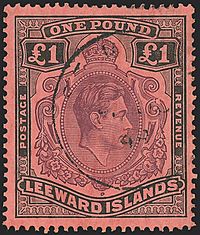 COLONIE INGLESI LEEWARD ISLANDS 