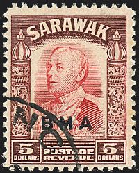 COLONIE INGLESI SARAWAK British Military Administration
