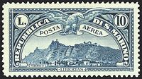SAN MARINO  Posta aerea