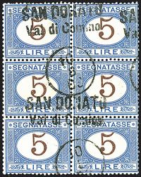 ITALIA REGNO  Segnatasse