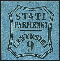 ANTICHI STATI ITALIANI PARMA Segnatasse per giornali