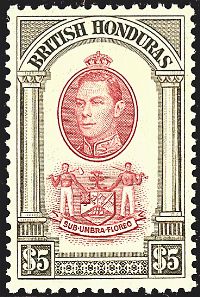 COLONIE INGLESI BRITISH HONDURAS 