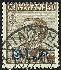 ITALIA REGNO  Francobolli per buste e lettere postali - B.L.P.