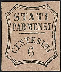 ANTICHI STATI ITALIANI PARMA Segnatasse per giornali