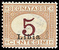 COLONIE ITALIANE LIBIA Segnatasse