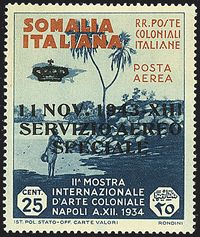 COLONIE ITALIANE SOMALIA Servizio aereo